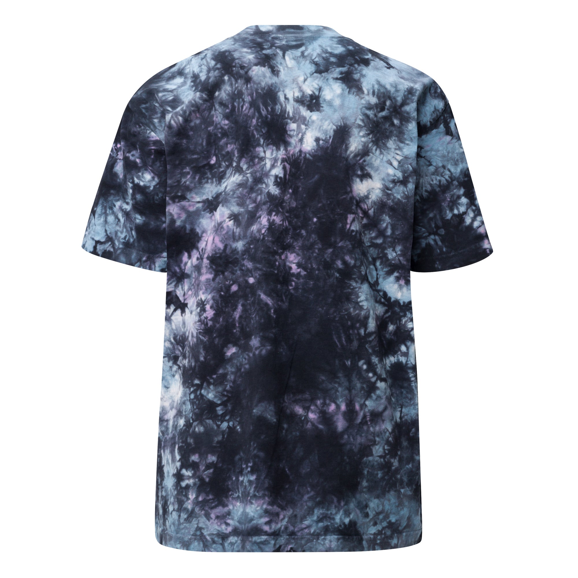 'Inspire Enlighten Love' Oversize Tie-dye T-shirt [Embroidered]