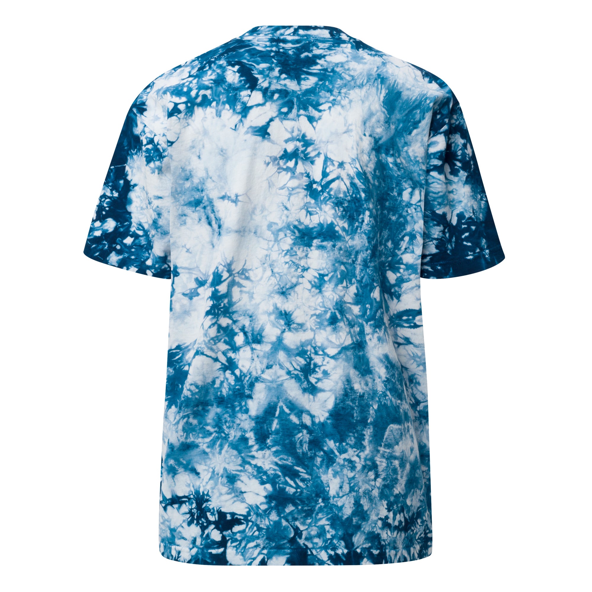 'Inspire Enlighten Love' Oversize Tie-dye T-shirt [Embroidered]