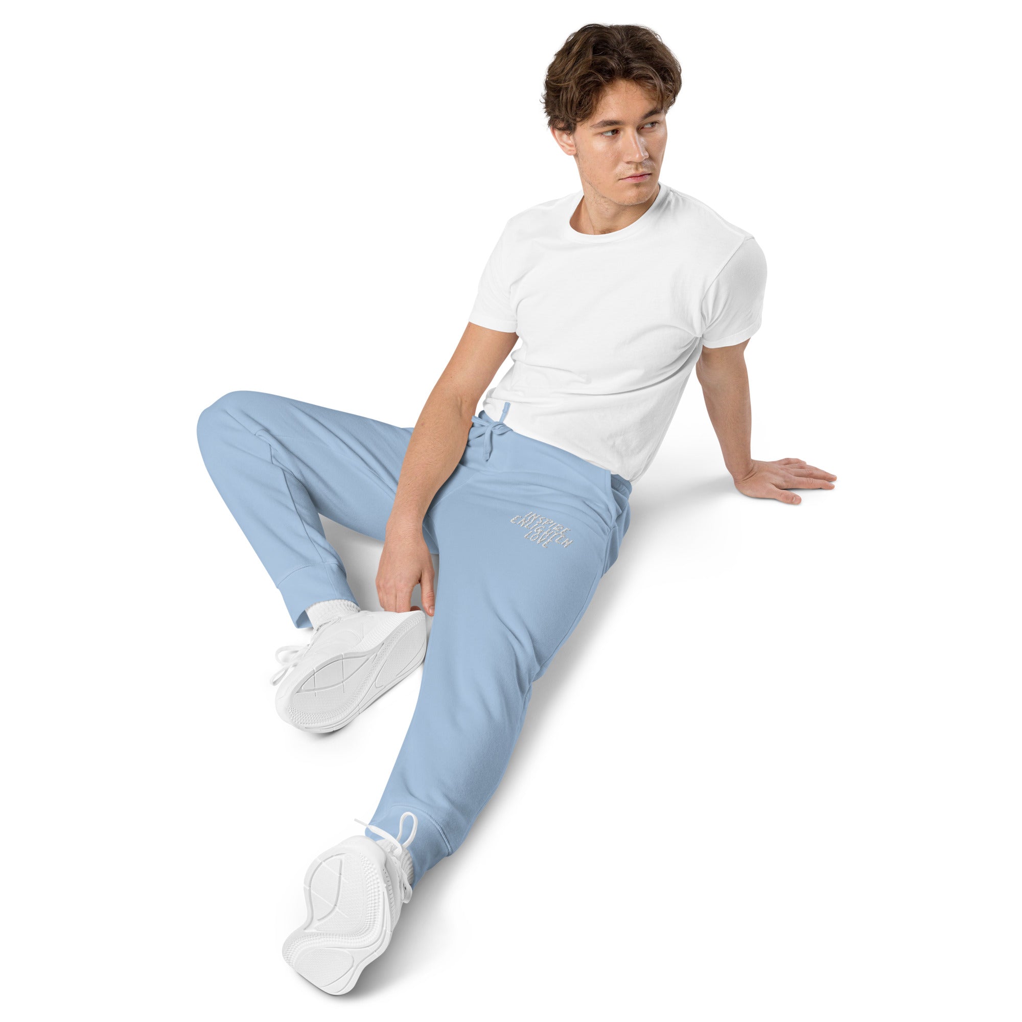 "Soul Harmony" Unisex Pigment-Dyed [Embroidered] Sweatpants