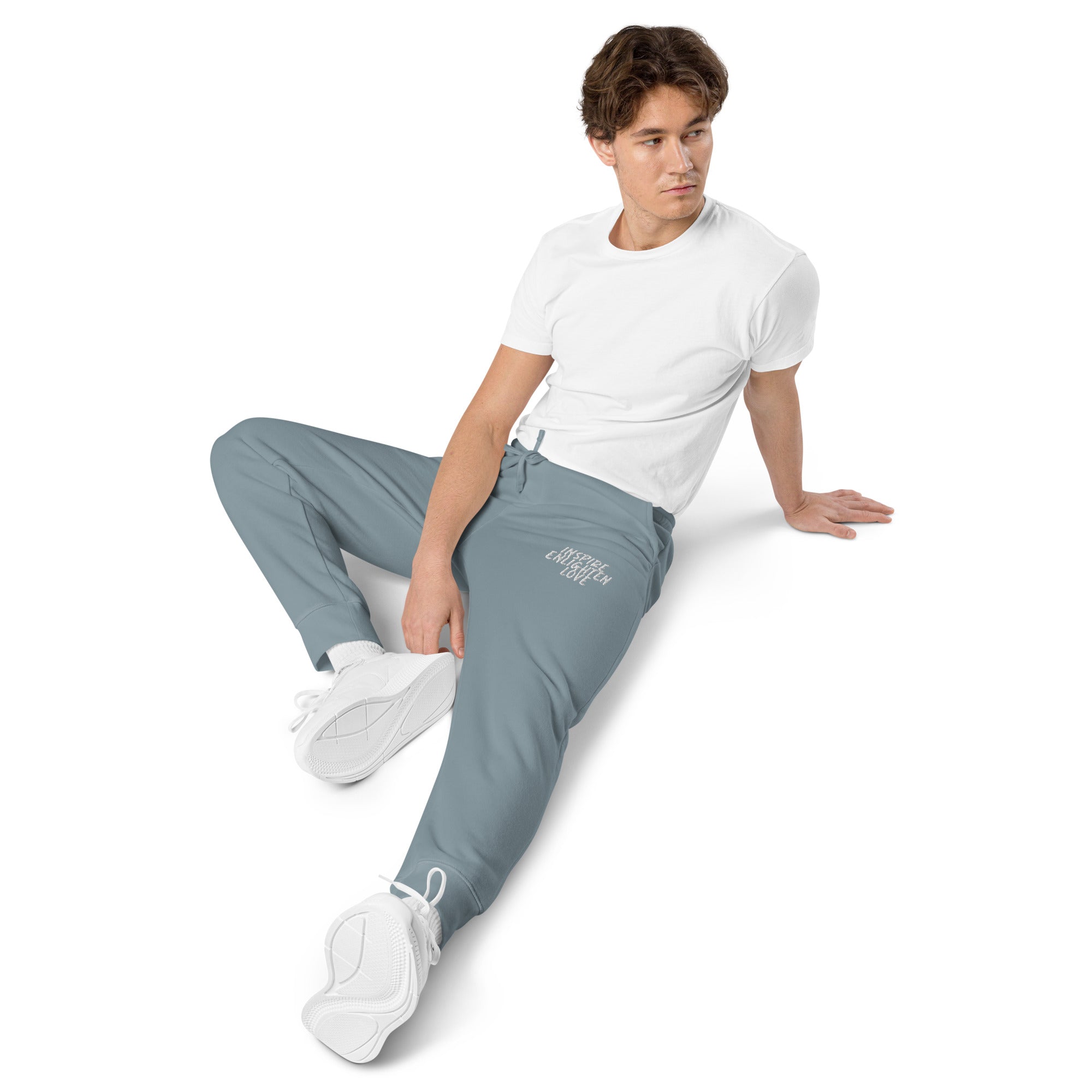 "Soul Harmony" Unisex Pigment-Dyed [Embroidered] Sweatpants